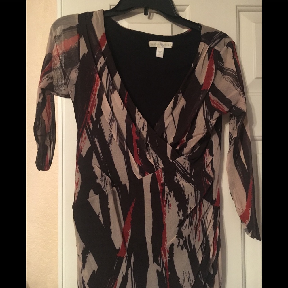 3/4 sleeve top/ shirt- multi color